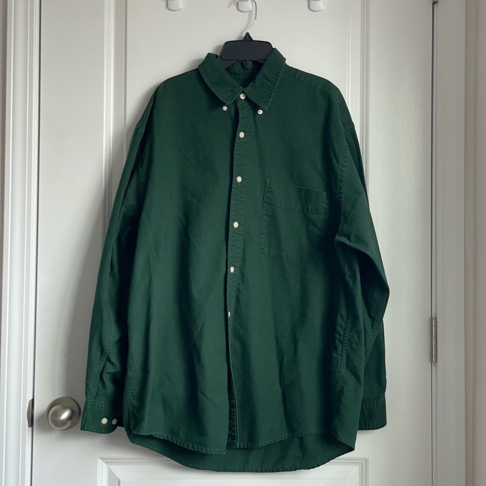 Medium Heavy Cotton Button Down Shirt